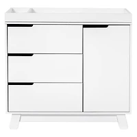 Meuble à Langer à 3 Tiroirs Hudson avec Plateau Amovible - Blanc
