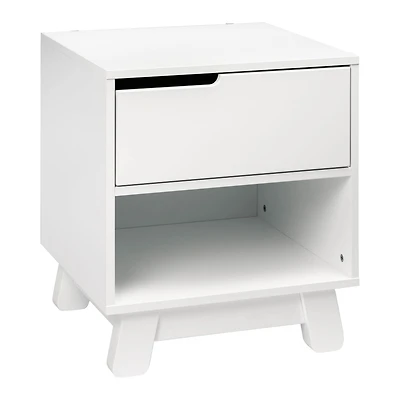 Table de Nuit Hudson avec port USB -  Blanc