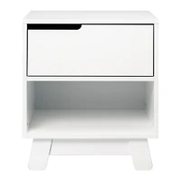 Table de Nuit Hudson avec port USB -  Blanc