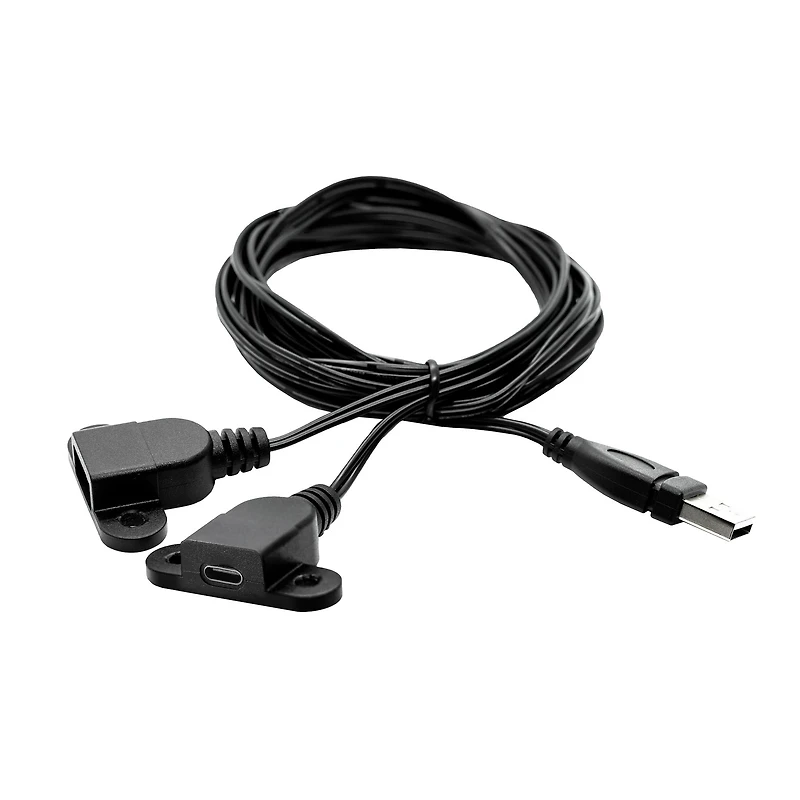 Table de Nuit Hudson avec port USB -  Blanc