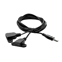 Table de Nuit Hudson avec port USB -  Blanc