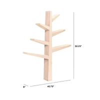 Bibliothèque Arbre Spruce - Naturel Lavé