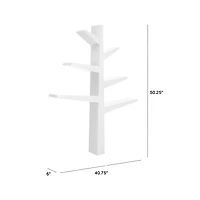 Spruce Tree Bookcase - White Finish