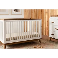 Meuble à Langer 3 Tiroirs Scoot - Blanc / Noyer