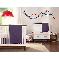 Meuble à Langer 3 Tiroirs Scoot - Blanc / Noyer