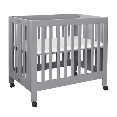 Origami Mini Crib - Grey Finish