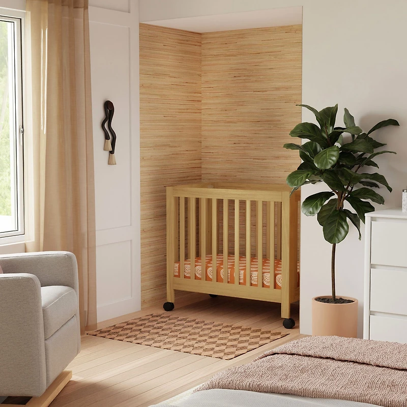 Origami Mini Crib - Honey