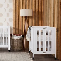 Origami Mini Crib - White Finish