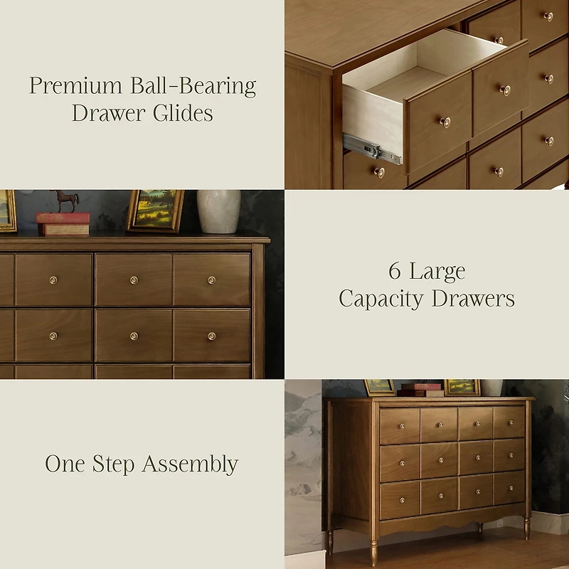 Liberty 6-Drawer Assembled Dresser