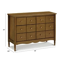 Commode Liberty 6 tiroirs - Noyer Liberty