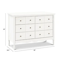 Liberty 6-Drawer Assembled Dresser - Warm White