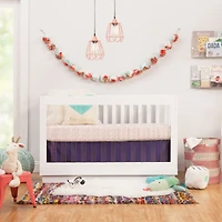Couchette Convertible 3 en 1 Harlow - Blanc