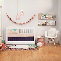 Couchette Convertible 3 en 1 Harlow - Blanc
