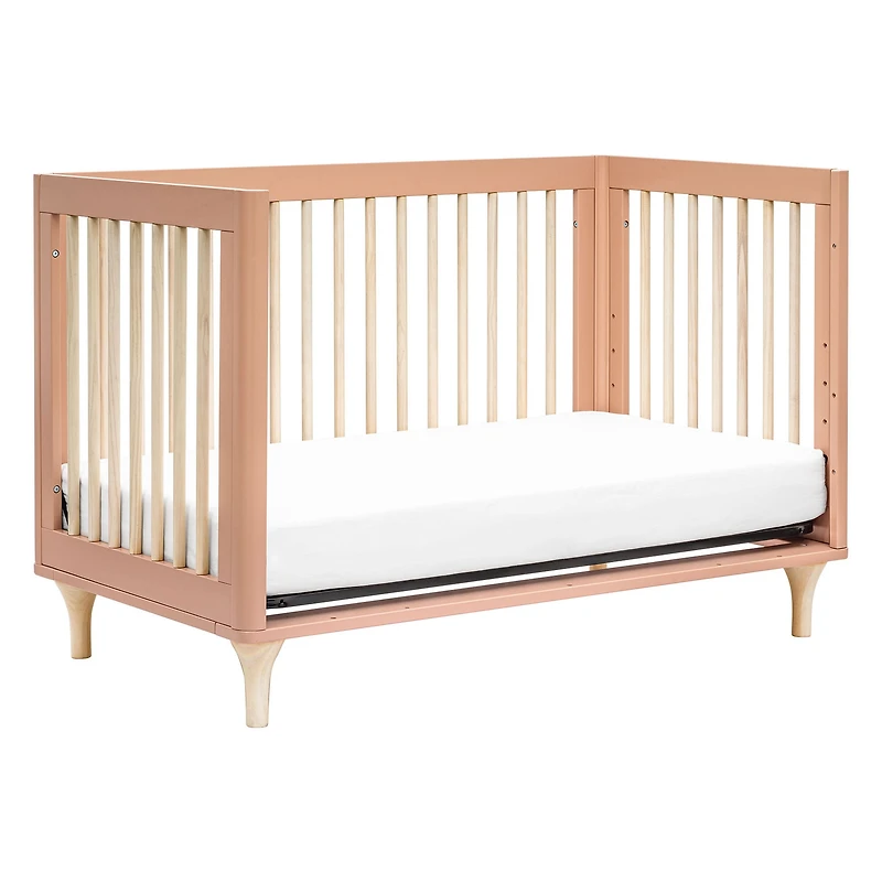 Lolly 3-in-1 Convertible Crib with Toddler Bed Conversion - Canyon / Washed Natural