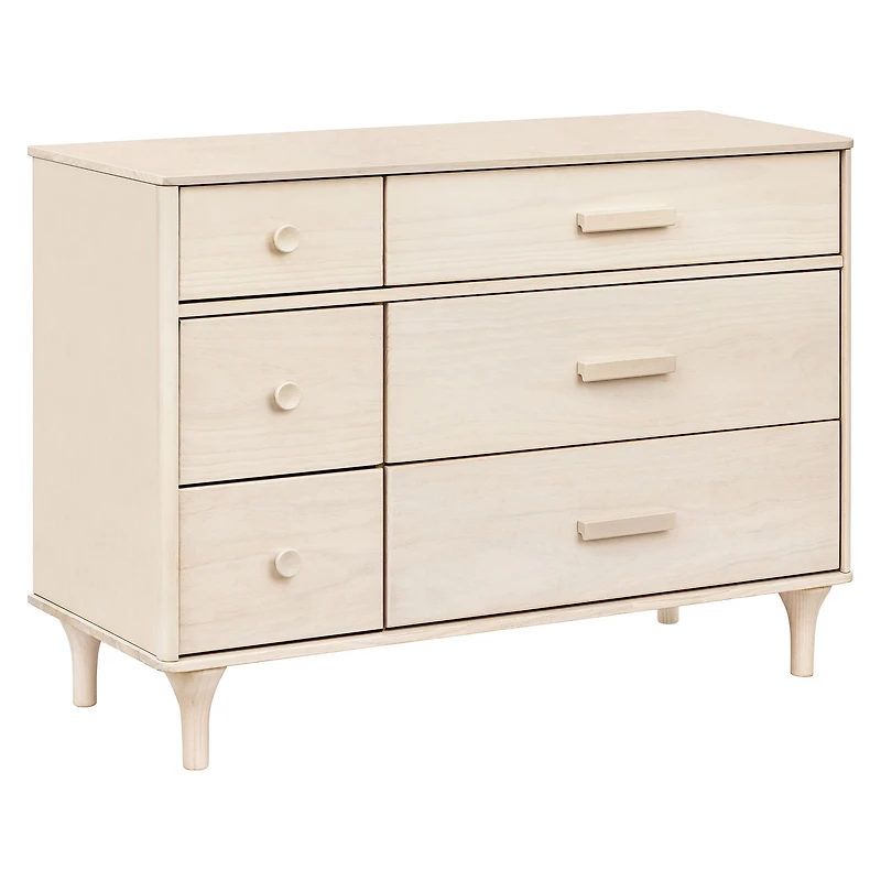 Lolly 6-Drawer Double Dresser - Washed Natural