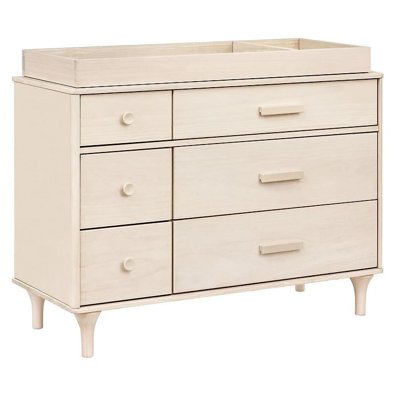 Lolly 6-Drawer Double Dresser - Washed Natural