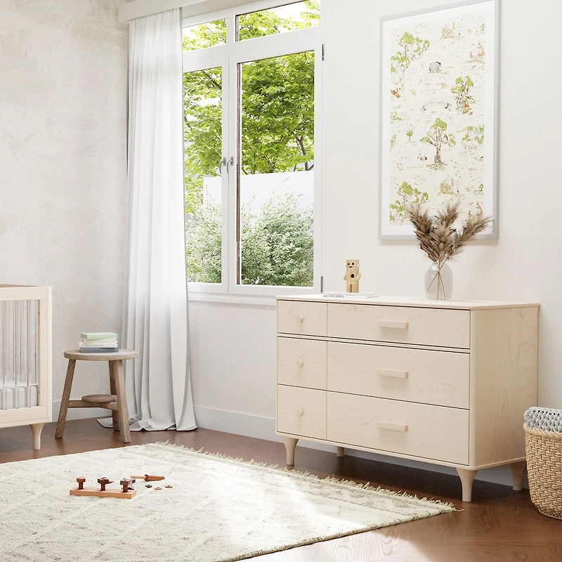 Lolly 6-Drawer Double Dresser - Washed Natural