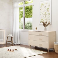 Lolly 6-Drawer Double Dresser - Washed Natural