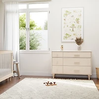 Commode Double 6 Tiroirs Lolly - Naturel Lavé