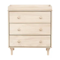 Lolly 3-Drawer Changer Dresser with Removable Changing Tray - Washed Natural