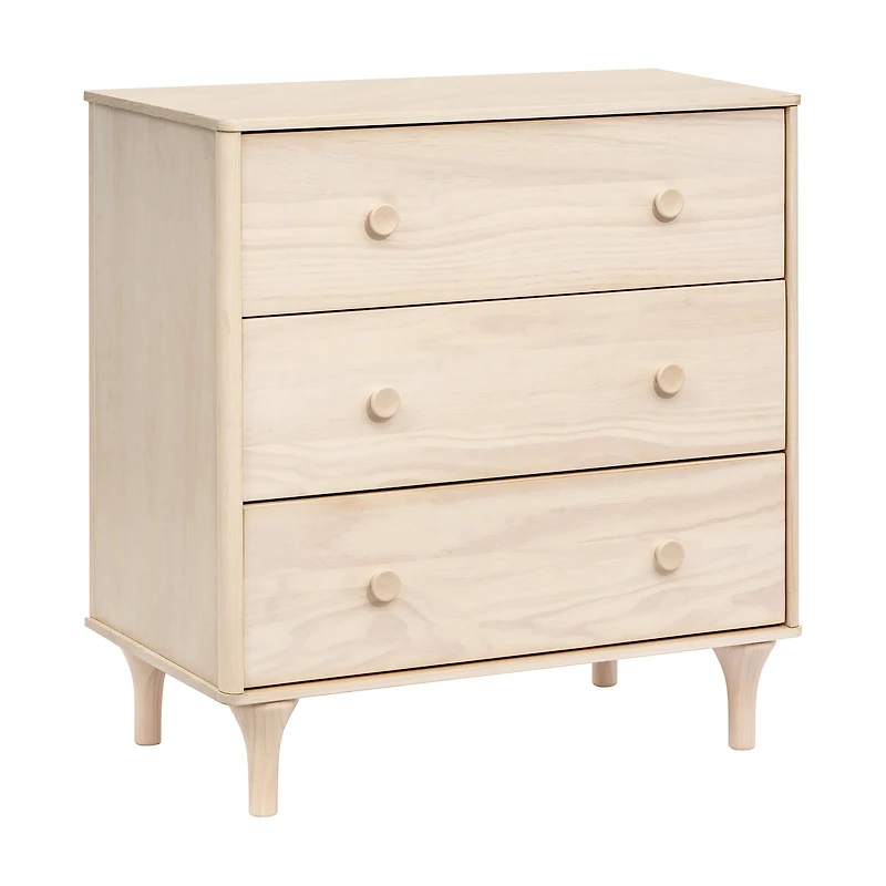 Lolly 3-Drawer Changer Dresser with Removable Changing Tray - Washed Natural