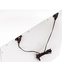 Lolly Nightstand with USB Port - White and Natural