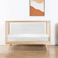 Couchette 3-en-1 Transparente Nifty - Acrylique / Bouleaux Naturel