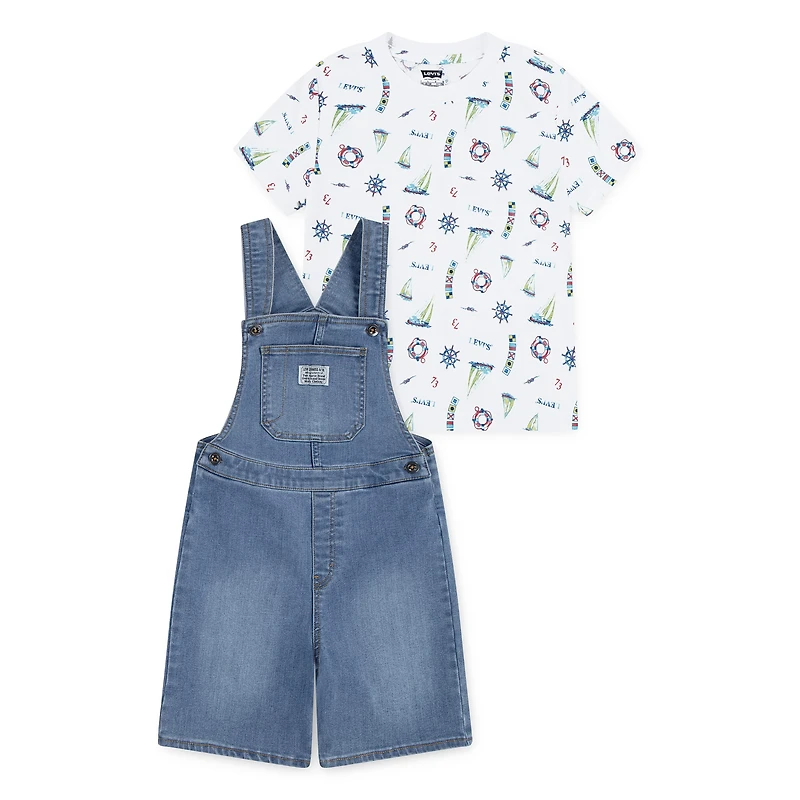Ensemble Salopette Sailing 2-4T