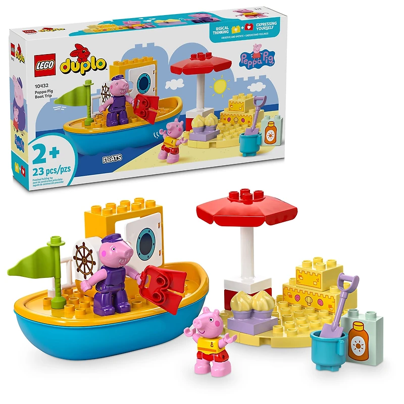 LEGO® DUPLO® Le voyage en bateau de Peppa Pig