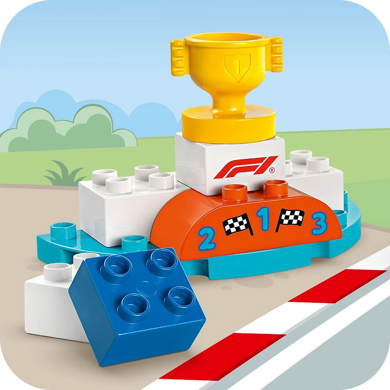 LEGO® DUPLO® Town F1® Team Race Cars & Drivers