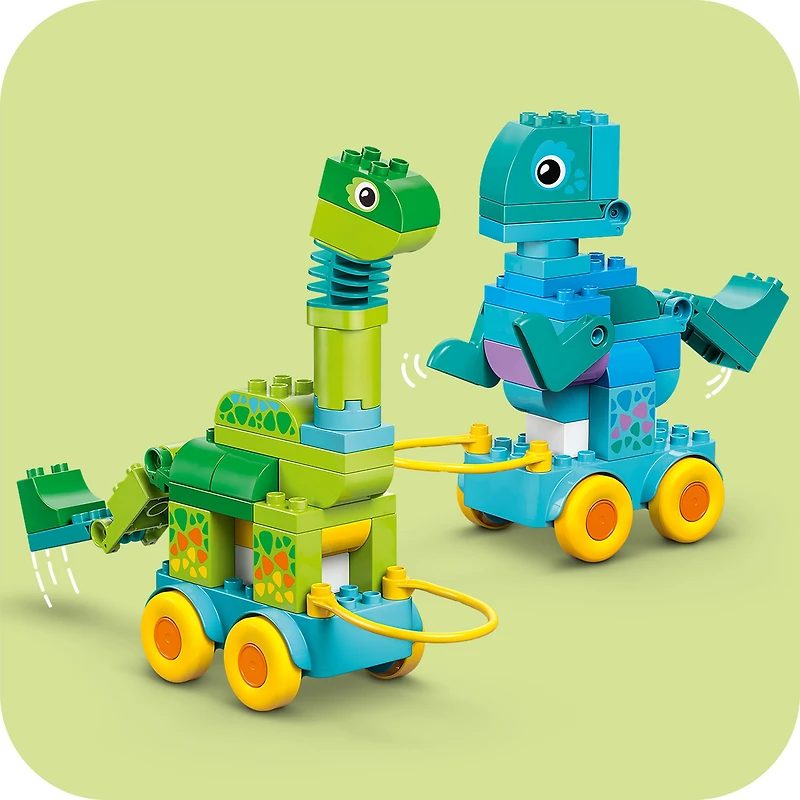 LEGO® DUPLO® Ma ville Les dinosaures sur roues 3en1