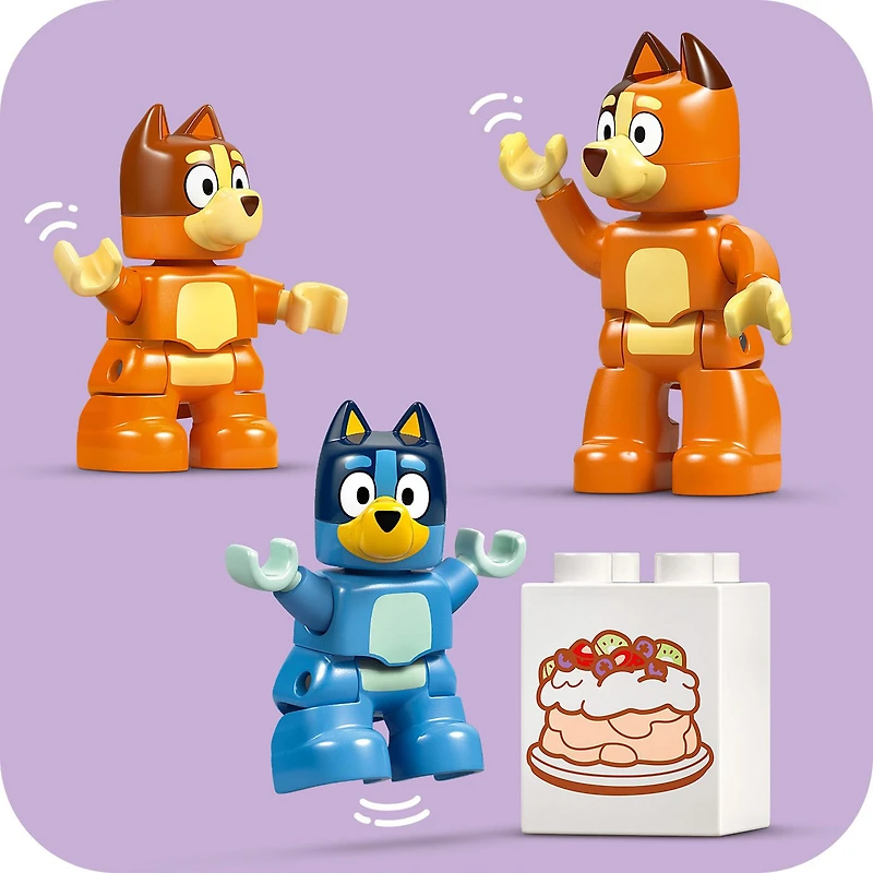 LEGO® DUPLO® Bluey: Bluey’s Family House with Memory Game