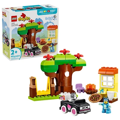LEGO® DUPLO® Bluey Les livreuses de pizza avec Muffin et Bluey