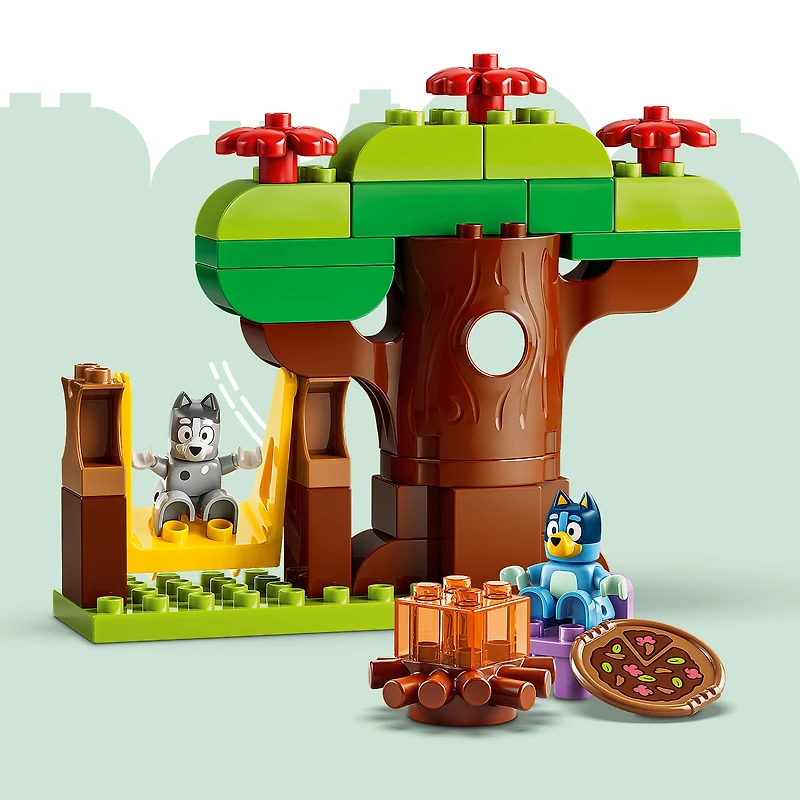 LEGO® DUPLO® Bluey Les livreuses de pizza avec Muffin et Bluey