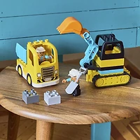 LEGO® DUPLO® Le camion et l’excavatrice