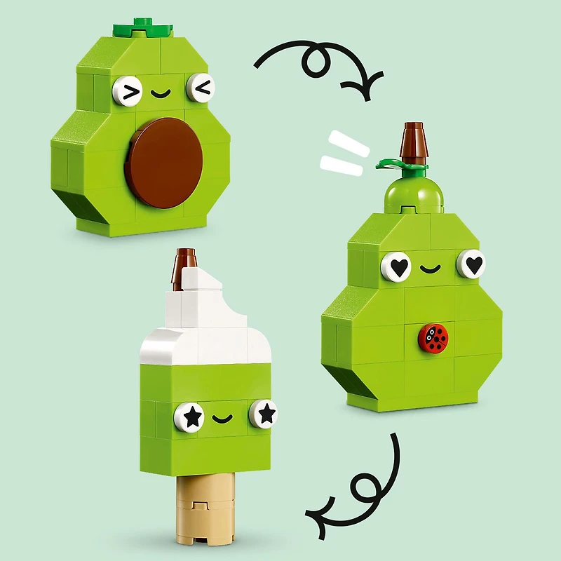 LEGO® Classic Les amis aliments créatifs