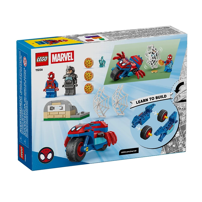 LEGO® ǀ Marvel Spidey And His Amazing Friends Spidey on his Motorcycle vs. Rhino