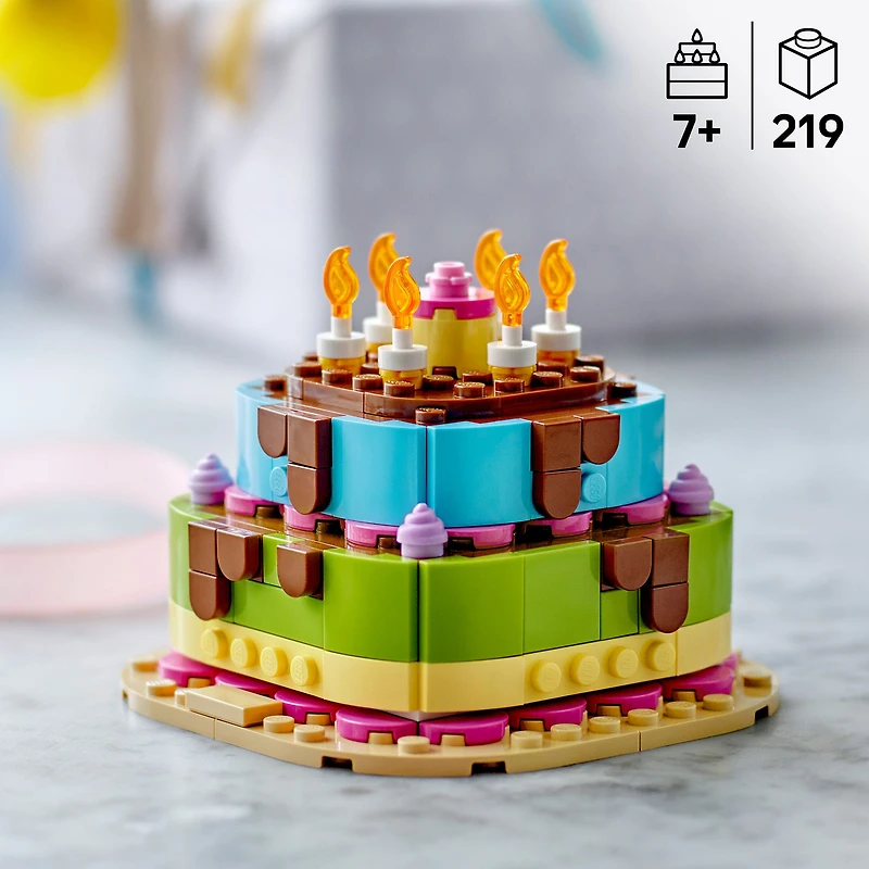 LEGO® Le gâteau d’anniversaire