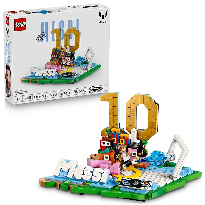 LEGO® Editions Lionel Messi – Temps forts du soccer