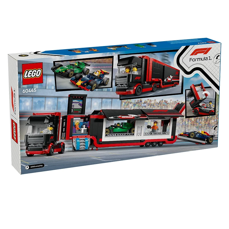 LEGO® City F1® Truck with RB20 & AMR24 F1® Cars
