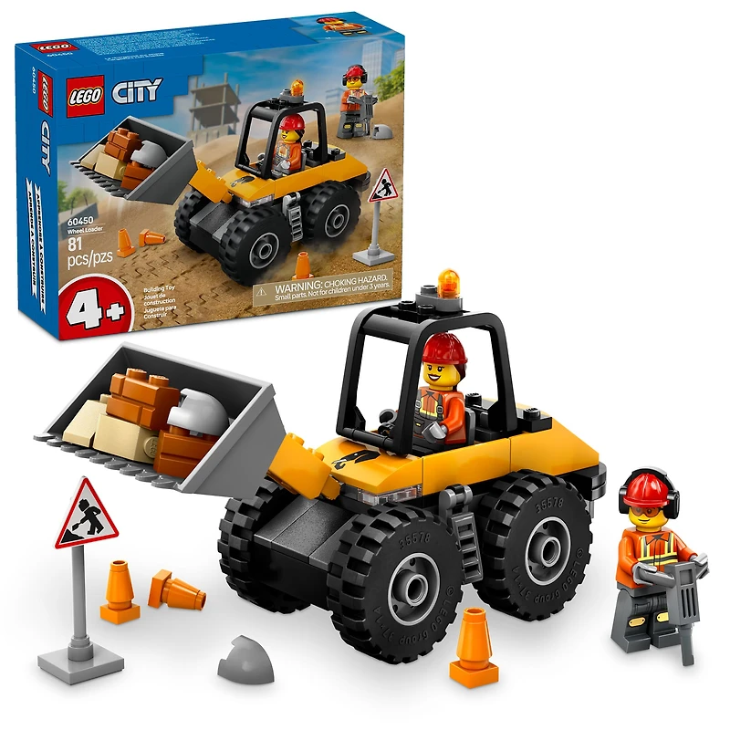 LEGO® City Yellow Construction Wheel Loader
