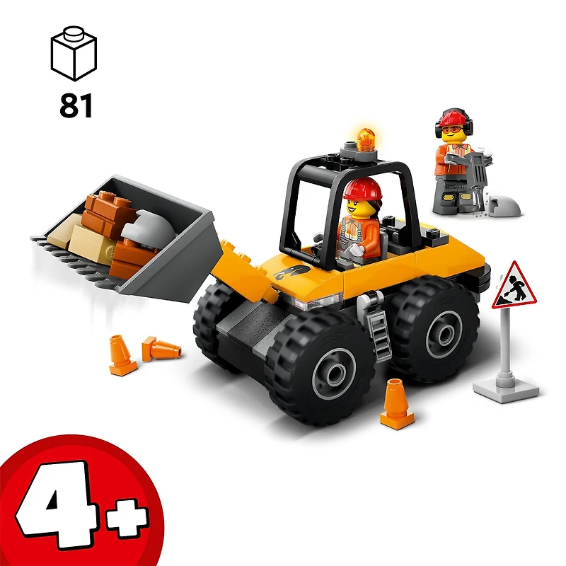 LEGO® City Yellow Construction Wheel Loader