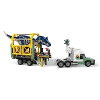 LEGO® Jurassic World Les missions des dinosaures : Le camion de transport de l’allosaurus