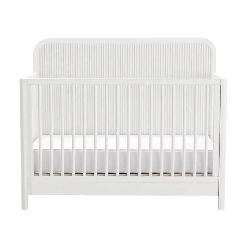 Milano Convertible Crib - White