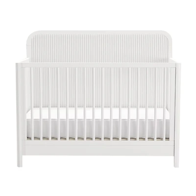 Milano Convertible Crib - White