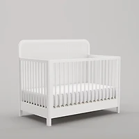 Milano Convertible Crib - White