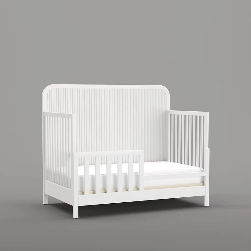 Toldder  Bed Rail for  Milano Crib  -White 