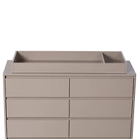 Pala Dresser Topper Change Table Top - Taupe 