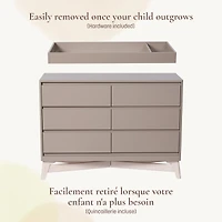 Pala Dresser Topper Change Table Top - Taupe 