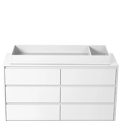Pala Dresser Topper Change Table Top - White 